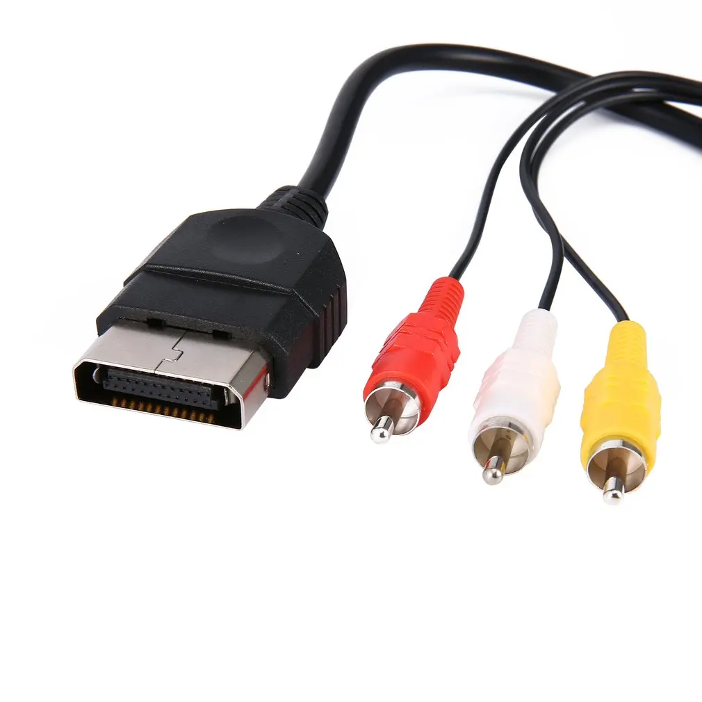 Замена 6FT аудио видео композитный кабель AV 3 RCA провод шнур для Xbox классический