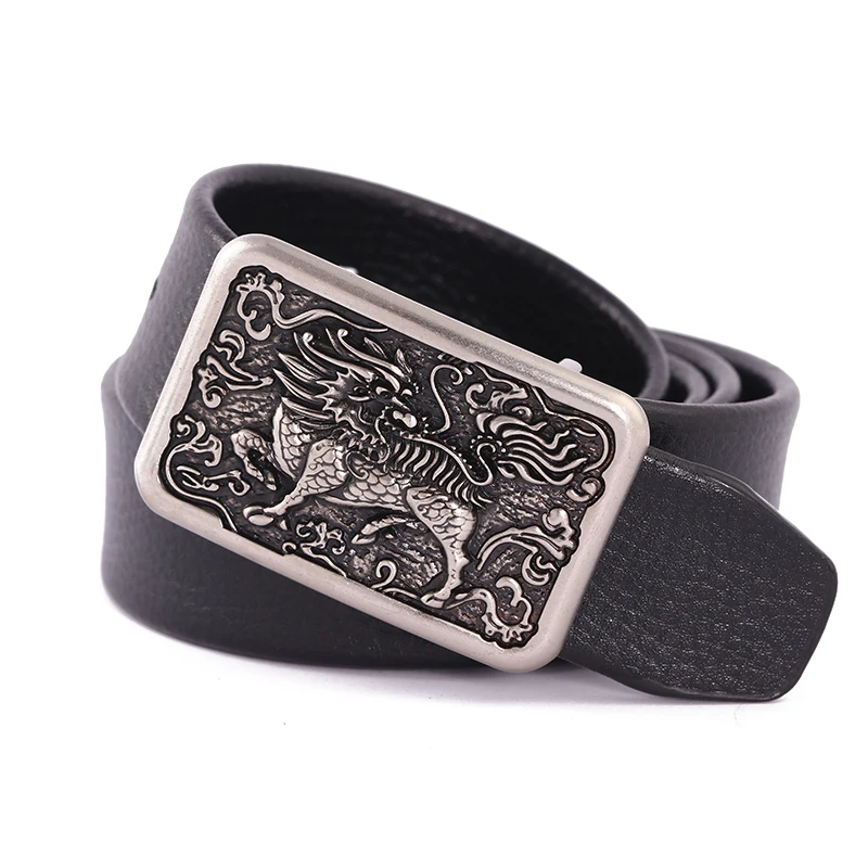 Zinc Alloy Western Cowboy Belt Buckle, Retro Casual Belt Buckle