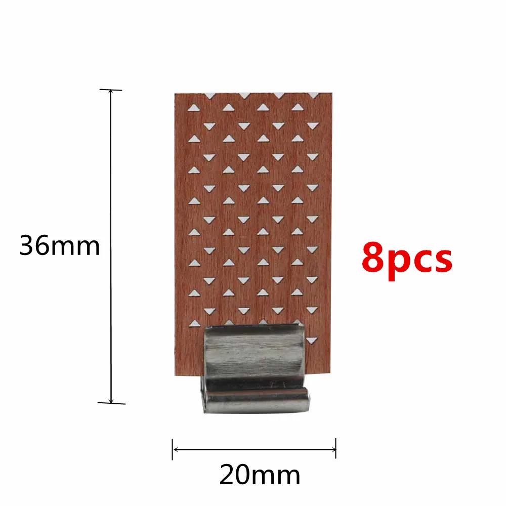 Description Picture 4 of itemLarge Flame Wooden Candle Wicks With Metal Bases Candle Cores Making Supplies Natural Rectangle Wood For DIY Soy Wax Candles