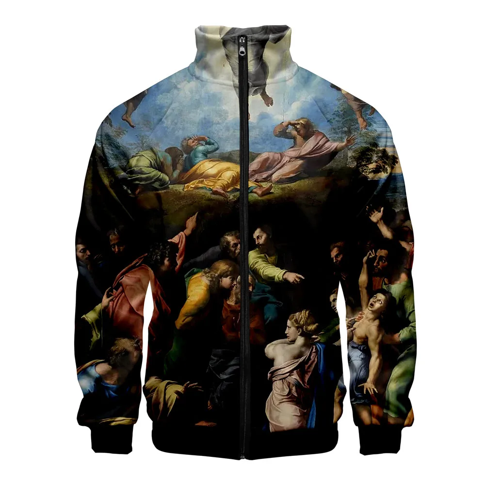 3D Printed Hoodie Men 3D Print World famous painting art story character Style Streetwear Long Sleeve Sweatshirt
