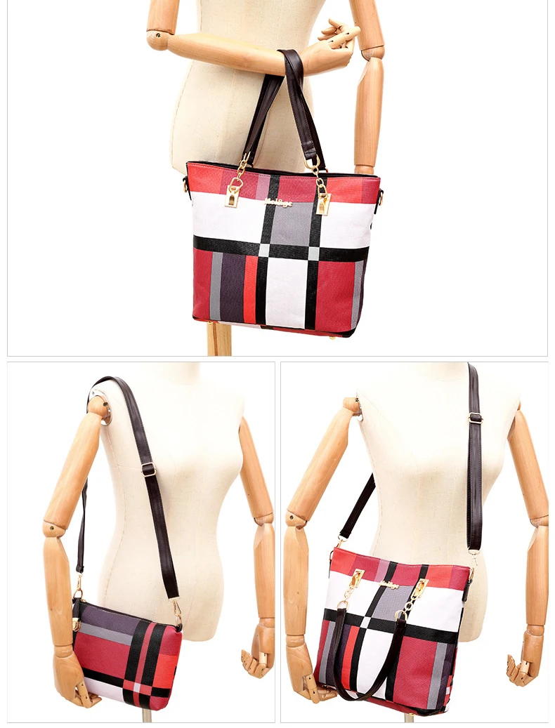 Бренд, 6 шт. в комплекте, модная женская композитная сумка, роскошная дамская сумочка из искусственной кожи, сумка через плечо, женский кошелек, клатч, кошелек