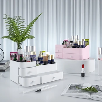 

Cosmetic Storage Box, Small Drawer Storage Box, High And Narrow Cosmetic Storage Compartment, Drawer Type