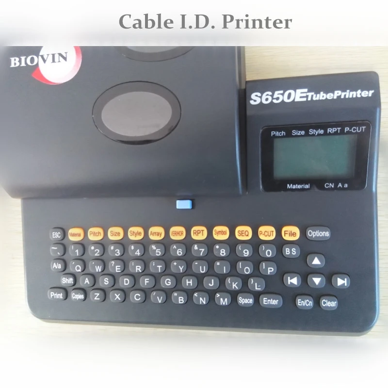 biovin s650e tube printer