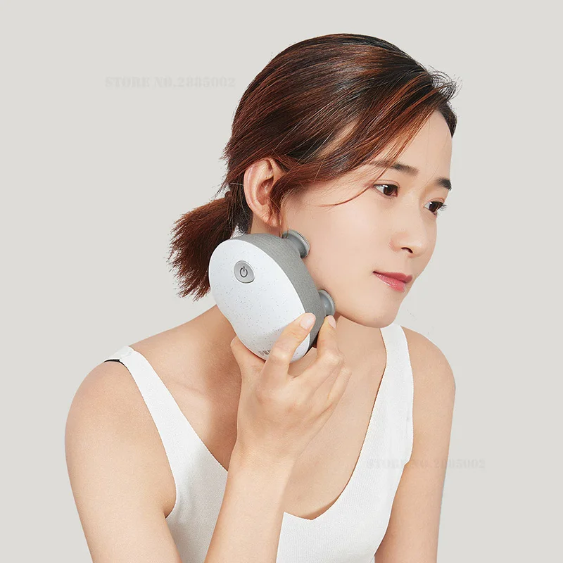Xiaomi массажер для головы массажер для лица 360 градусов стерео массаж IPX8 водонепроницаемый очиститель для лица беспроводной многофункциональный массажер