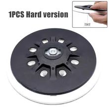 

Hard Sanding Pad M8 Thread Multi-Hole Sanding Pad Soft 150mm 17holes 6“