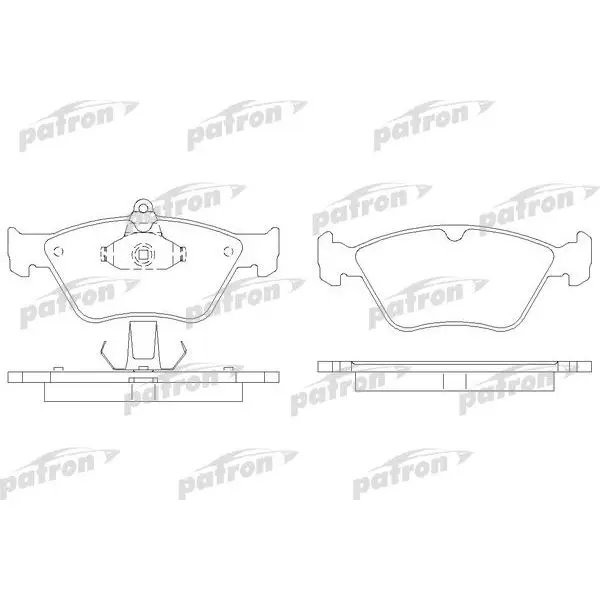 Колодки тормозные дисковые передн OPEL: CALIBRA A 92-97, OMEGA B