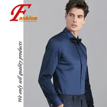 Высококачественная Новая мужская деловая Повседневная универсальная удобная мягкая дышащая модная безжелезная стойкая к изгибу благородная французская рубашка