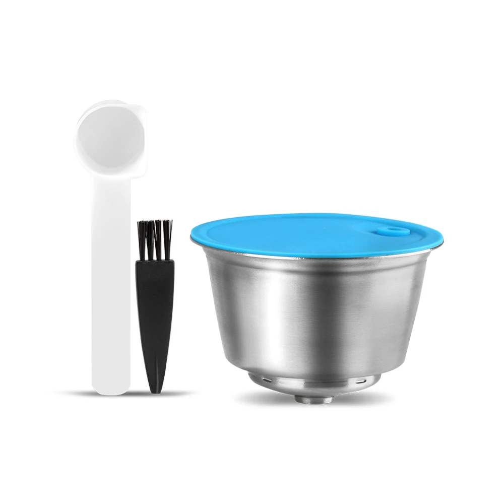 קפסולת קפה נטענת i Cafilas עבור Dolce Gusto מפלדת אל-חלד עם דגמי Nescafe Dolce Gusto לא מתאימה ל-Nespresso