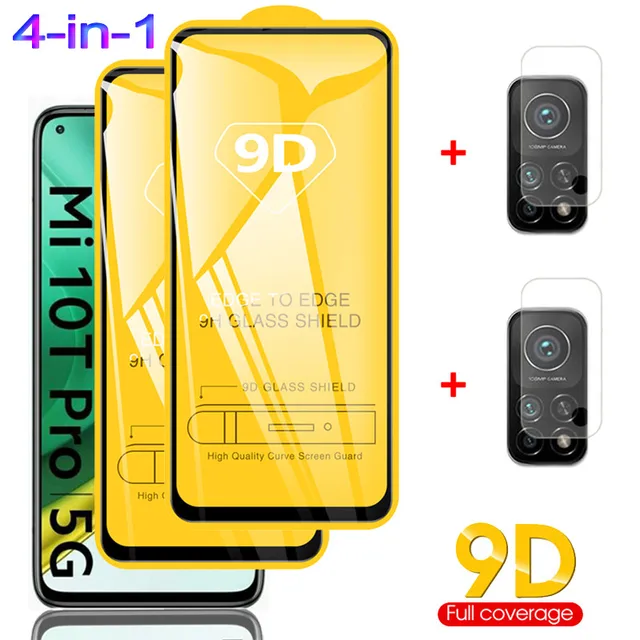 9D Tempered Glass Screen Protector For Xiaomi Phones - Full Coverage, 9H Hardness, Anti-Fingerprint
