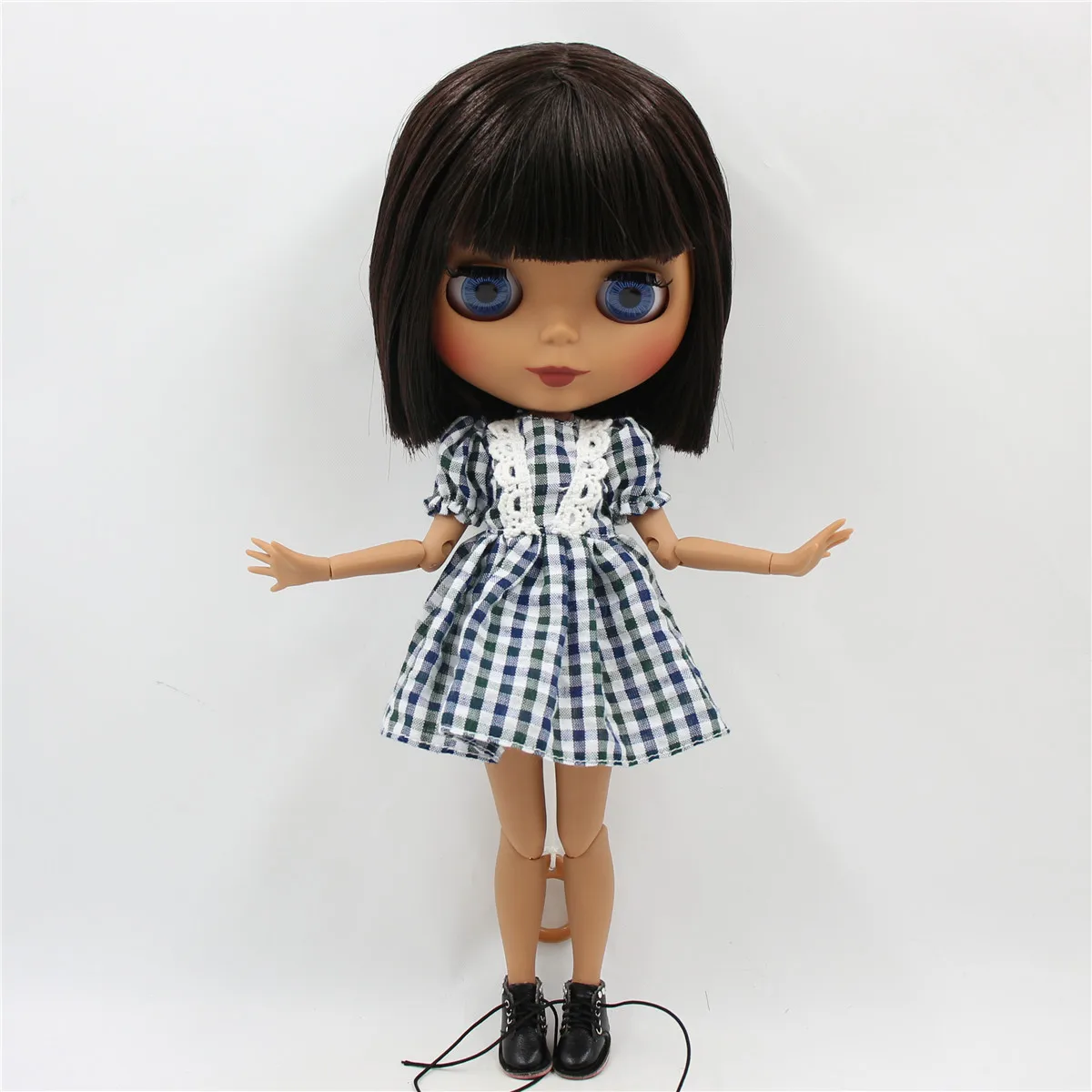 ICY DBS Blyth doll 1/6 bjd joint body short brown hair matte face 30cm toy girls gift anime 4