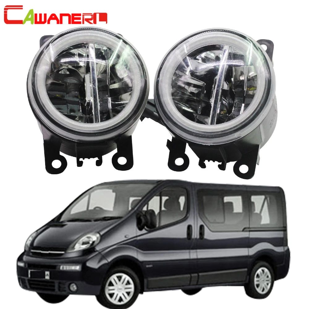 Cawanerl For Renault Kangoo Grand Kangoo 07 15 Car Styling Led Bulb H11 Fog Light Angel Eye Drl Daytime Running Light 12v Car Light Assembly Aliexpress