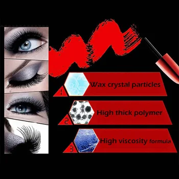 

1 Pcs Dense Mascara Curling Lengthen Eyelash Waterproof Long Lasting Mascara LDO99