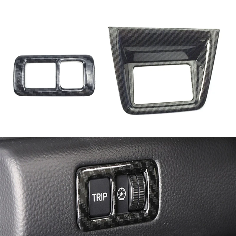 

Автомобильная левая панель, функциональная кнопка, отделка из углеродного волокна, смотрите на Honda Accord 2018 2019