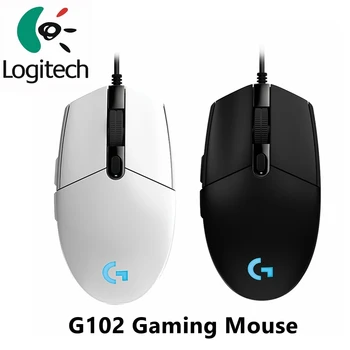 

8000 DPI Gaming Mouse Lightweight Games Playing 6 Buttons Wired Mouse Elements for Logitech G 102 LIGHTSYNC Gamer