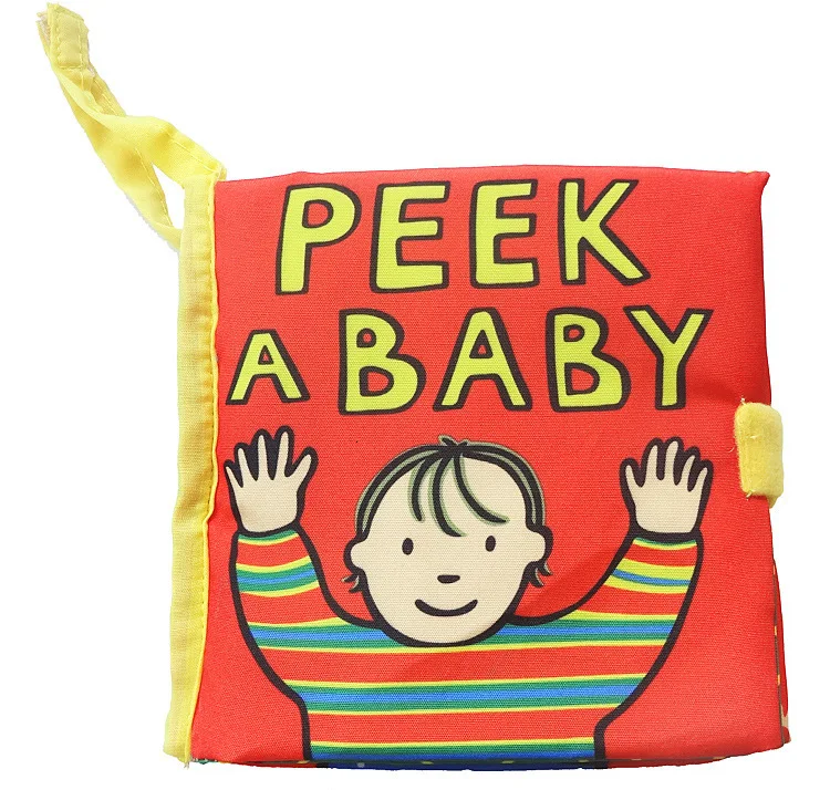 Jollybaby Tail Cloth Book детские игрушки в виде животных трехмерного хорошего дня! Обучающие новые детские Мультяшные игрушки