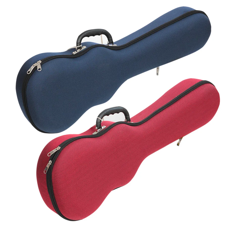 Новый футляр для укулеле жесткая коробка концертный тенор 21 23 26 дюймов Ukelele серый