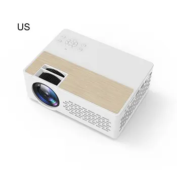 

Projector true stereo super sense sound quality Projector HD 1080P home projector portable LED projectors white US PLUG