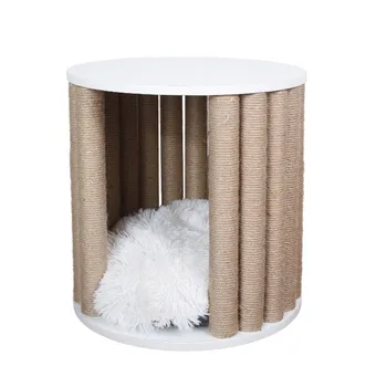 

M8 New Pet Cat Climbing Frame Furniture Grab Board Column Side Table Coffee Litter Bench Bedside