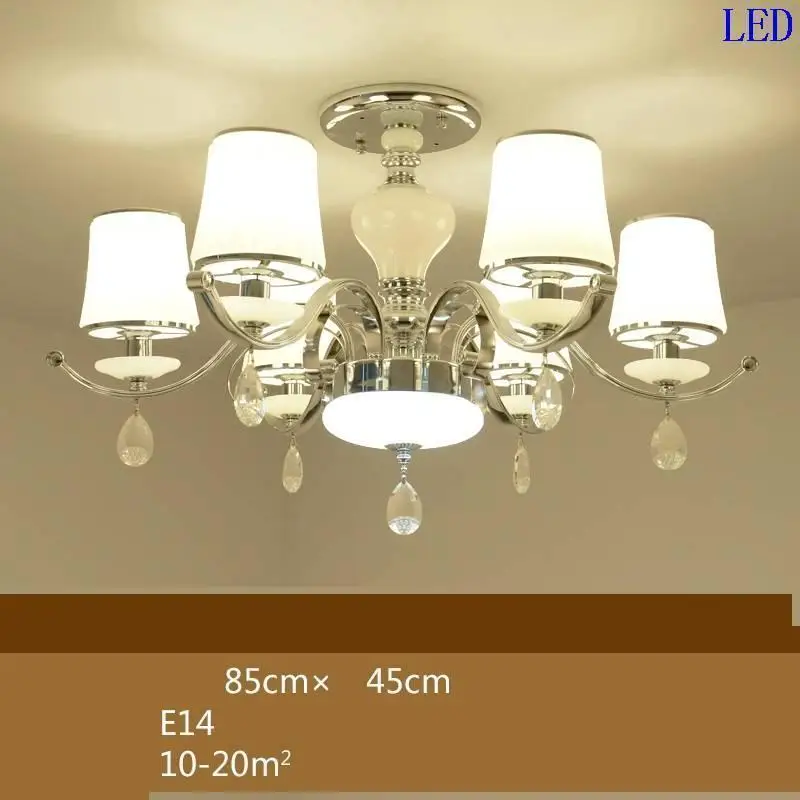 С кристаллами Chambre Fille Luminaria Lampen Современная Подвеска светильник-люстра E Pendente Para Sala обеденный стол подвесной светильник