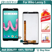 Для Wiko Lenny 5 lcd и сенсорный экран дигитайзер с рамкой дисплей экран модуль аксессуары сборка Замена инструменты