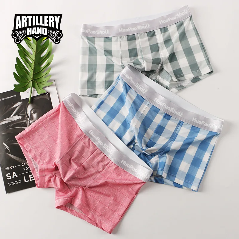 

Мужские штаны из вискозы, летние, тонкие, свободные, дышащие, в шотландскую клетку, со средней талией, большие размеры, 2021