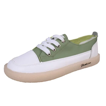 

Round head single shoes female 2019 new wild cross strap flat casual shoes