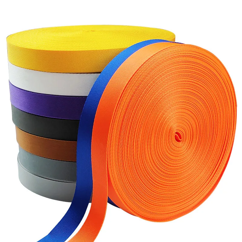 nylon webbing 5yards 25mm Nylon Webbing Webbing Ribbon Band Strap Dog Collar Harness Outdoor Backpack Strapping Sewing Bag Bag Parts
