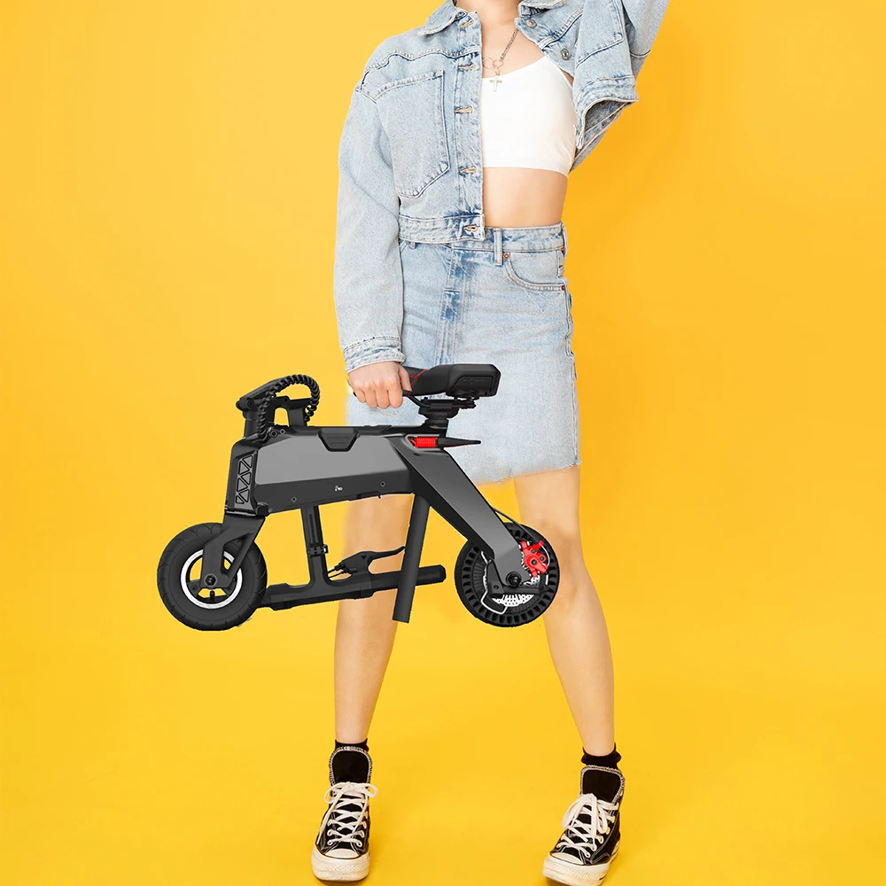 

K&J Mini Portable Electric ScootersPowerful Smart E-Scooter Rechargeable Motor Moped Scooter