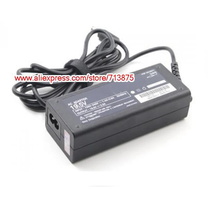 Натуральная 19,5 V 3.3A 65 Вт адаптер для sony Vaio SVF152A29W VGP-NS110E SVF153A1YW ADP-65UH ADP-75UB B VGN-SR290 VGP-AC19V63