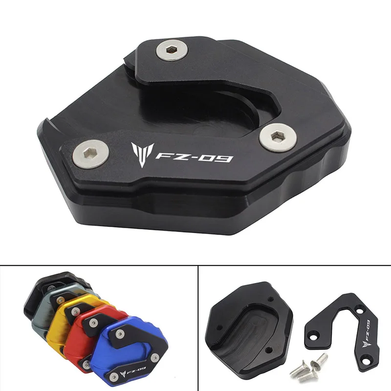 Логотип FZ 09 боковые подставки колодки для Yamaha MT 2014 2019 2020 SEMSPEED мотоцикл CNC