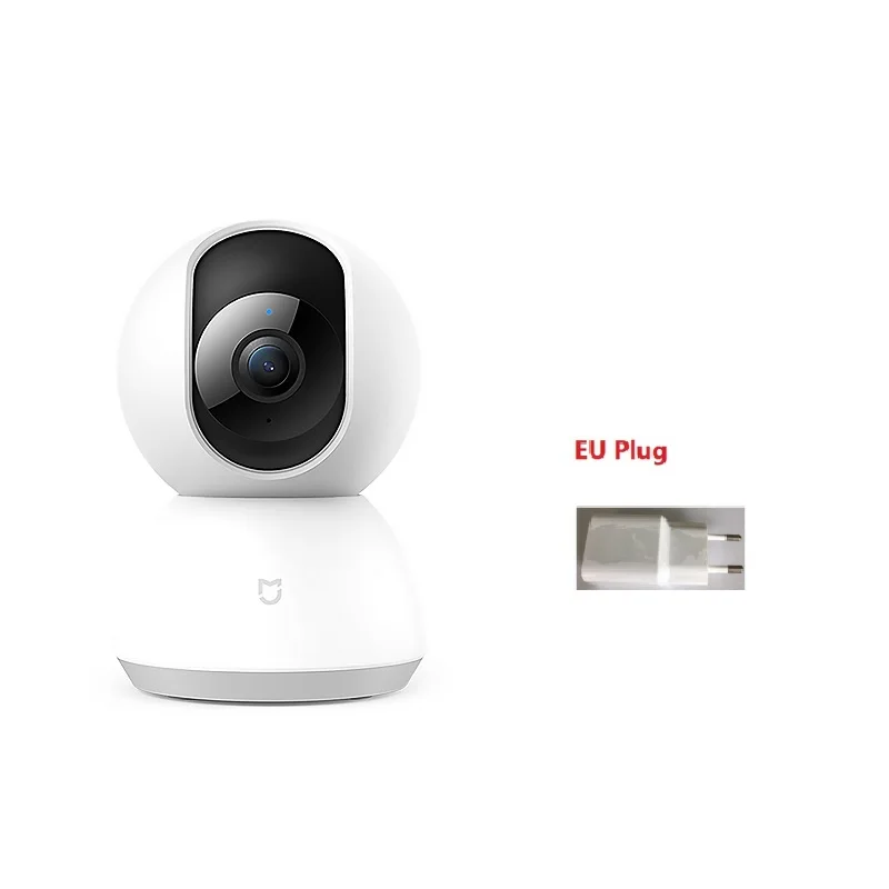 Xiaomi MIJIA, умная ip-камера, веб-камера, 1080 P, WiFi, панорамирование, ночное видение, 360 угол обзора, видеокамера, детский монитор, домашняя камера безопасности - Цветной: 1080P Camera EU Plug