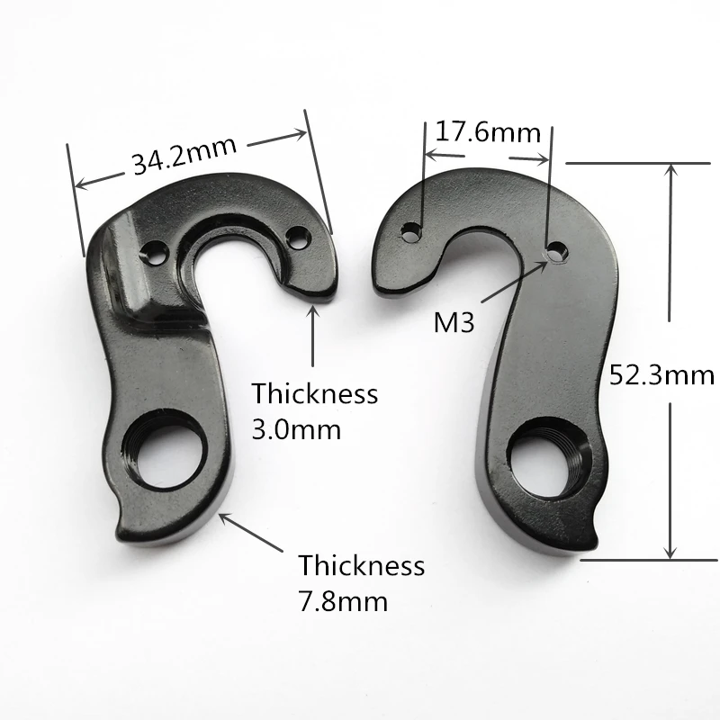 Gancio Cambio Deragliatore Bicicletta 2Pc Per Pilo D437 Trek #315464 # W315464 Domane Al Emonda Sl Madone Lexa Boone Silque Mech Dropout