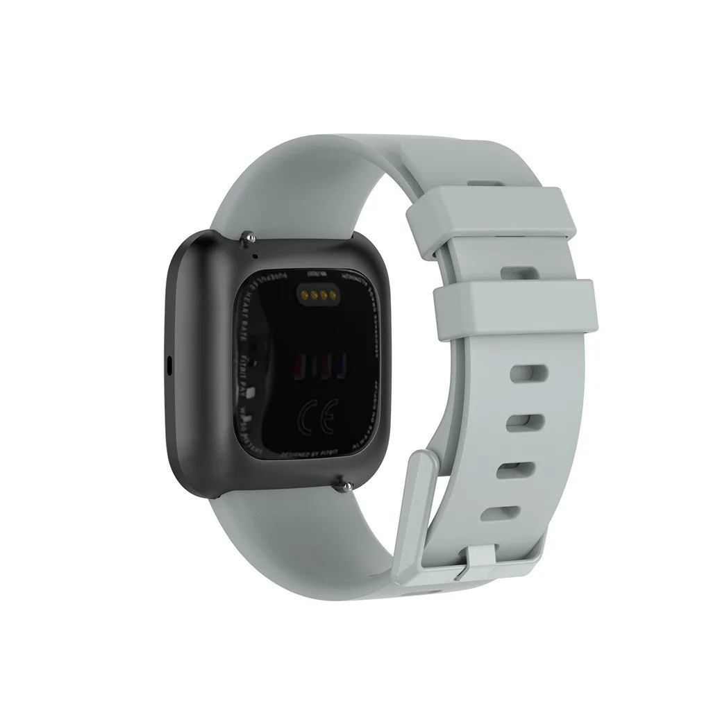 Силиконовый ремешок для Fitbit Versa 2 Смарт-часы с заменой ремешка ремешок для часов женский мужской браслет спортивный ремешок для часов 19Nov