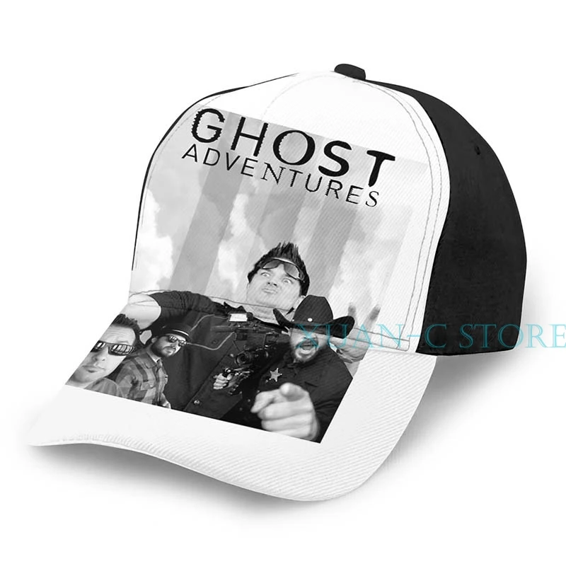 Баскетбольная Кепка GHOST ADVENTURES(2) мужская и женская модная черная шляпа унисекс с принтом