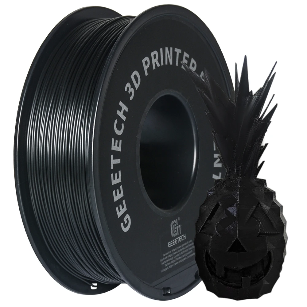 Geeetech 3d printer Filament Silk PLA PETG ABS 1kg 1.75mm Precise diameter ,Tangle-Free, 3D Printing Materials, Vacuum pack polystyrene 3d printing 3D Printing Materials