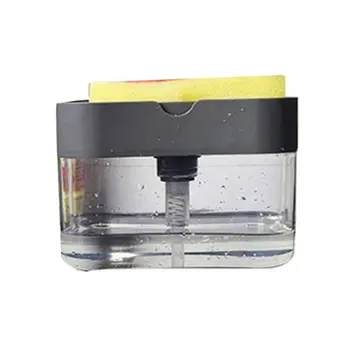 

Kitchen sponge bracket press soap liquid box Soap dispenser Manual kitchen press For Family School Office