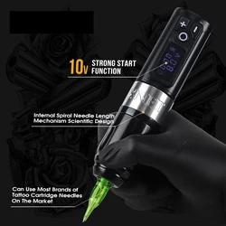Wireless Tattoo Pen Lithium Battery Pen Tattoo Needle Motor Machine Portable Charging Pattern