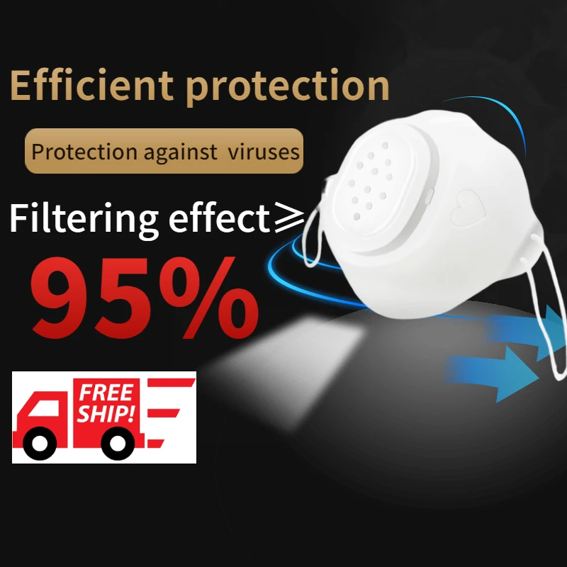 

Safety Protective Face Mask Breathable PM 2.5 Anti-Pollution With Replacement Filters Reusable Health Care Face Mask