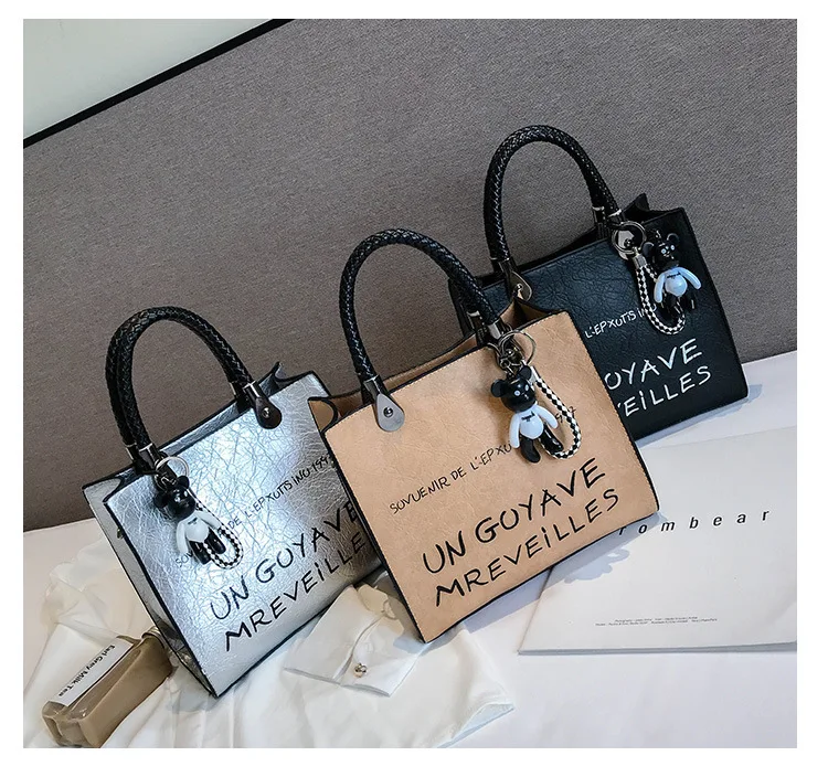 Сумка женская новая сумка на плечо в европейском и американском стиле письмо в стиле ретро сумка-мессенджер роскошные сумки женские дизайнерские сумки