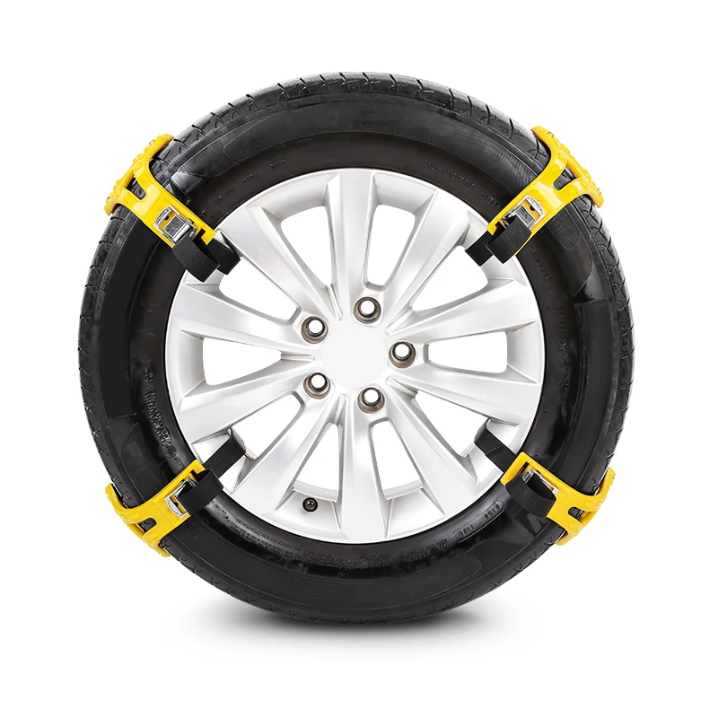 225 mm 40 km/hour Supports Low Temperature Use Less than 40 Degrees Centigrade 10 x Snow Chains for Tyres Non-Slip Belting Straps 185 mm 