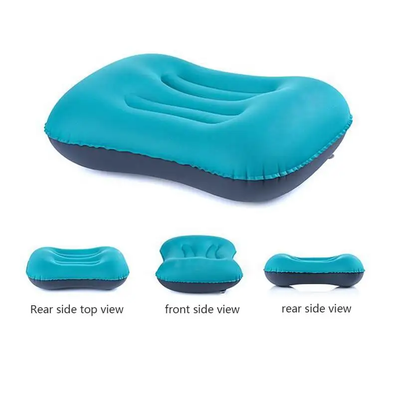 Ultralight Inflating Travel / Camping Pillows- Compressible, Compact, Inflatable, Comfortable, Ergonomic Pillow for Neck& Lumb