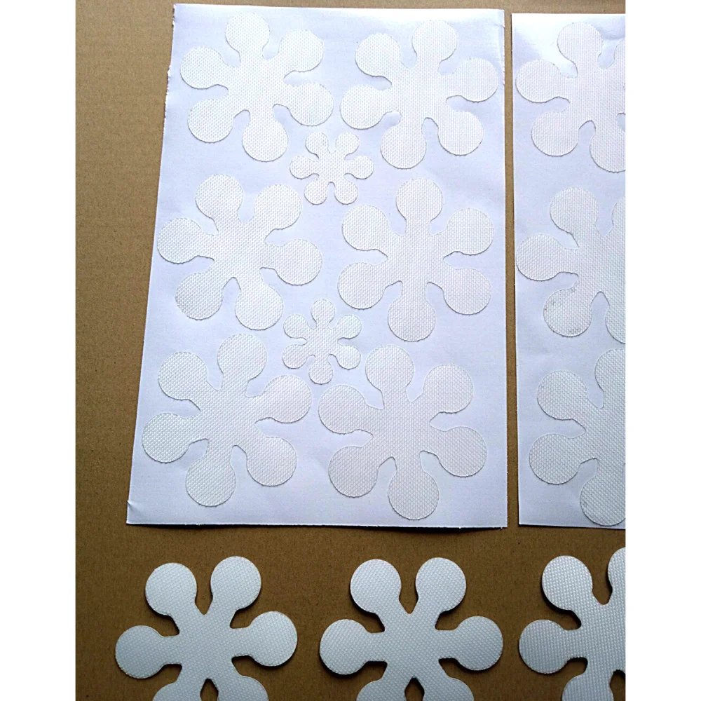 Details about   8pcs Bathtub Anti-slip Stickers Decal Shower Snowflake Shape Safety Mats 