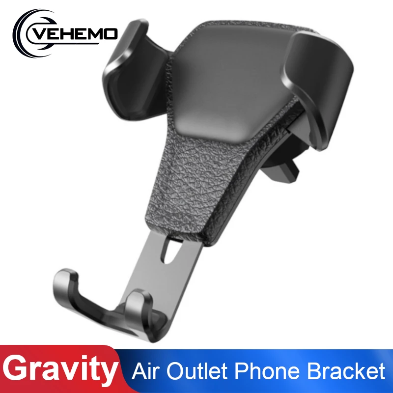 Vehemo Gravity Автомобильный держатель для телефона автомобильный смартфон Поддержка навигационный кронштейн для выхода воздуха клип