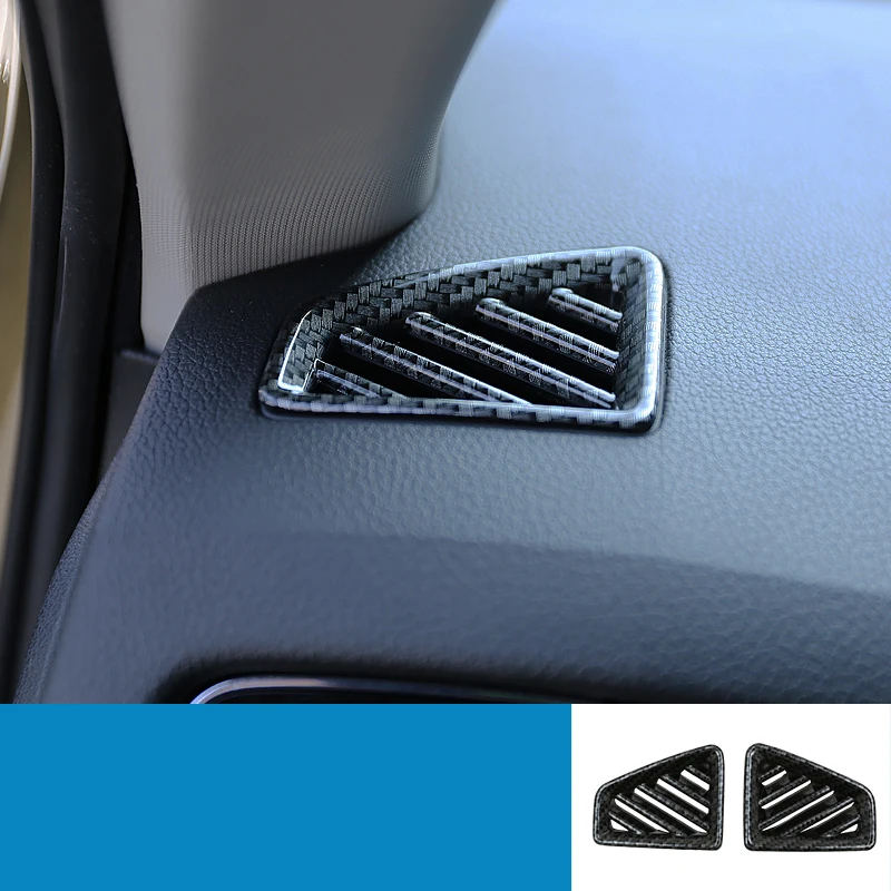 Lsrtw2017 for Skoda Kodiaq Car Gear Panel Air Conditioning Vent Trims Reading Light Frame Headlight Switch Ring - Название цвета: left right vent 2