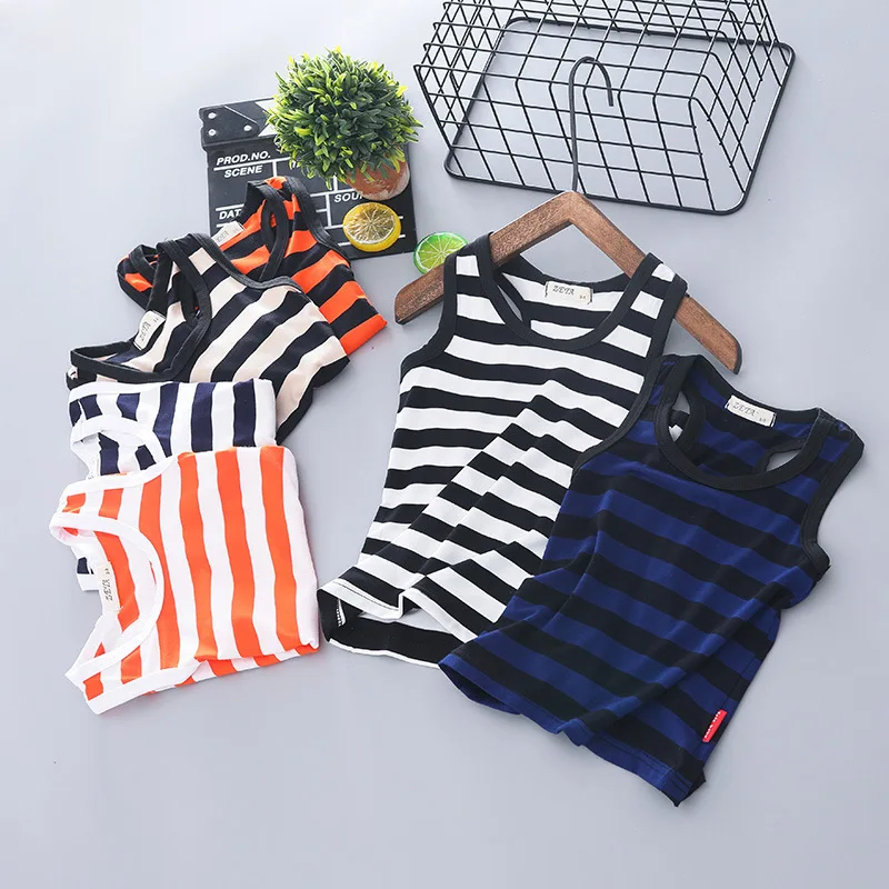 AliExpress INS; детская одежда; детский жилет из модала; новые летние товары в Корейском стиле; детский жилет в форме буквы I