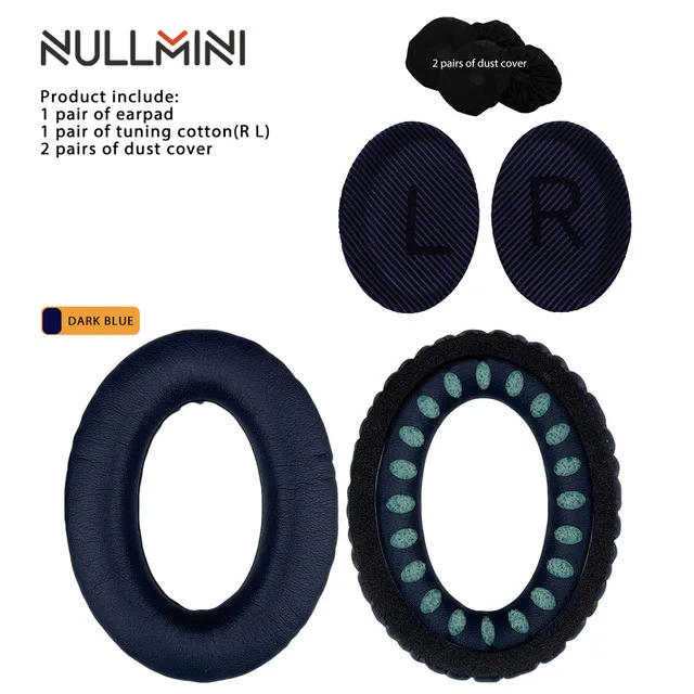 Premium Replacement Leather Earpads and Headband Earmuff