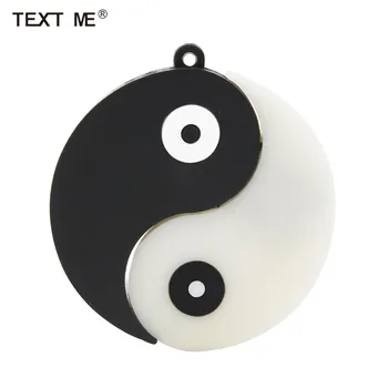 

TEXT ME cartoon new style black withe Tai Chi usb2.0 4GB 8GB 16GB 32GB pen drive USB Flash Drive creative gifty Stick Pendrive