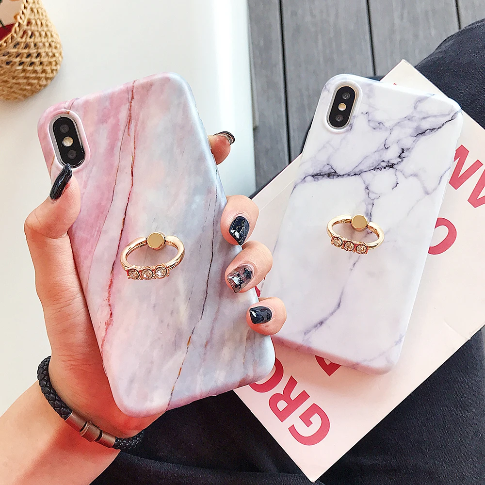 Чехол для телефона SUYACS с мраморной текстурой iPhone 12 Mini 11 Pro Max XR XS 7 8 Plus складной