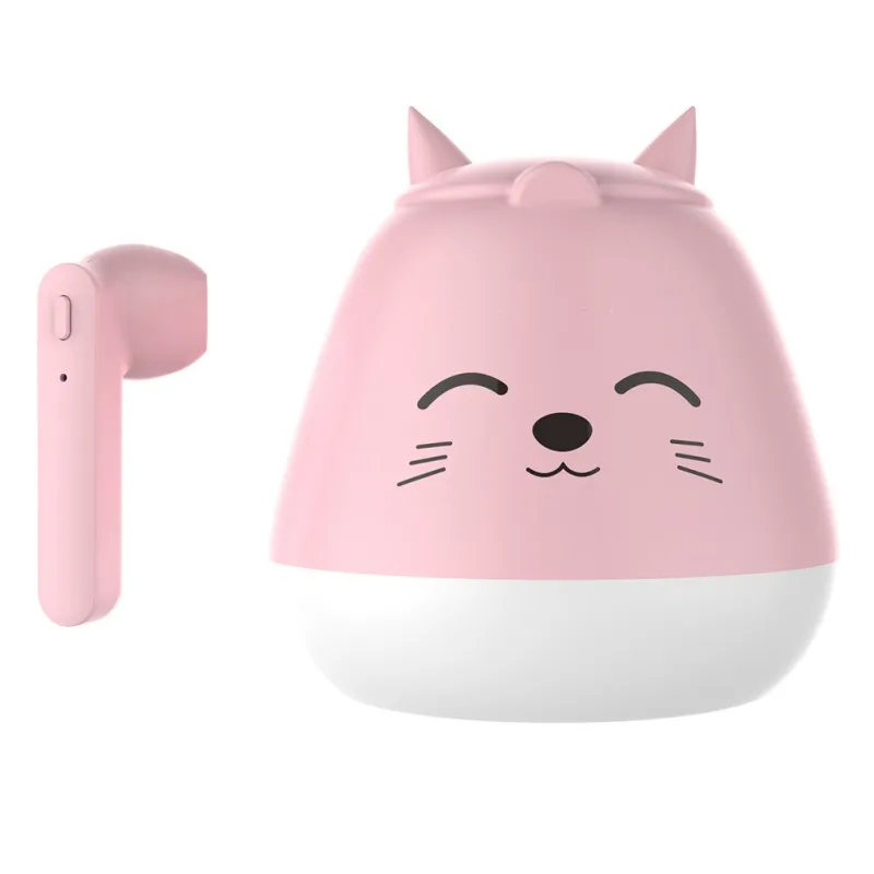 Portable Bluetooth Earphone Bluetooth 5 0 New Cute Fashion Colorful Cartoon Animal Wireless Bluetooth Headsets New