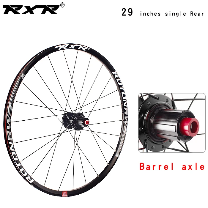 29 black Rear TA RXR 2" 24 Отверстия rw3 дисковый тормоз колеса для горного велосипеда QR ступицы MTB велосипеда 7/11 скорости колеса из сплава передние 2 задние 5 подшипники - Цвет: 29 black Rear TA